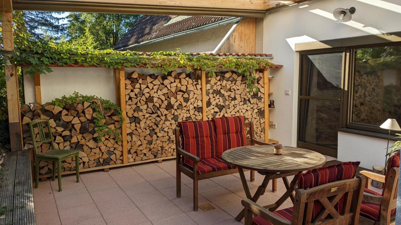 Ferienwohnung Am Hardtwald Heidenheim an der Brenz Buitenkant foto